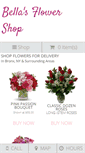 Mobile Screenshot of bellasflowershop.com